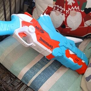 Nerf DinoSquad Blue, Orange & White Foam Blaster